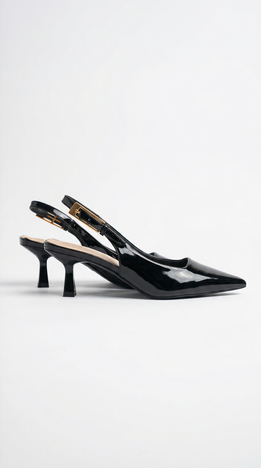Elizabeth | Zapatos Slingback de Tacón Bajo