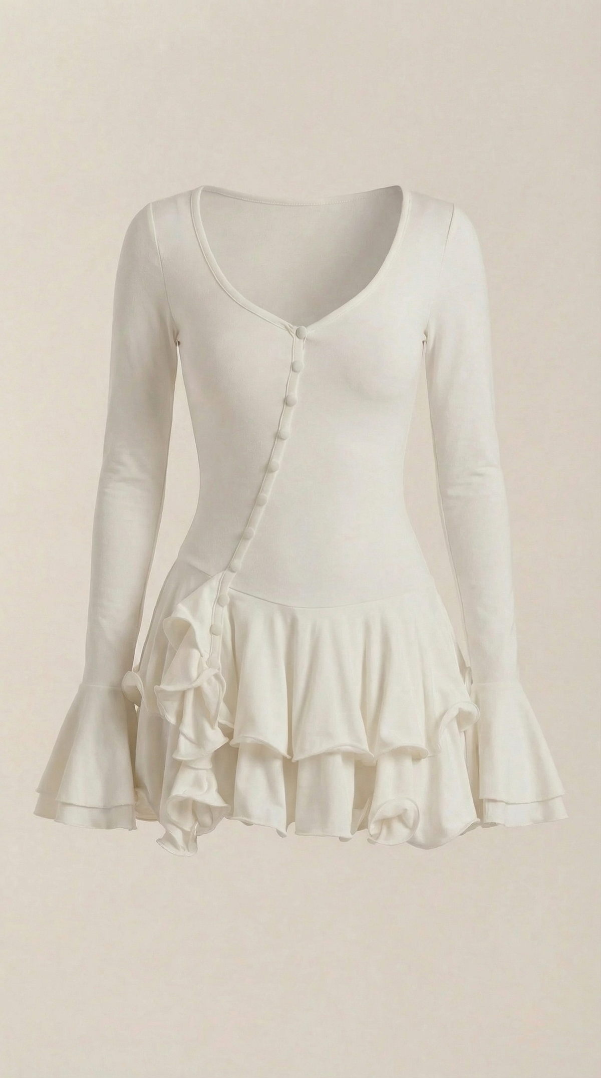 Estelle | Vestido Corto con Volantes