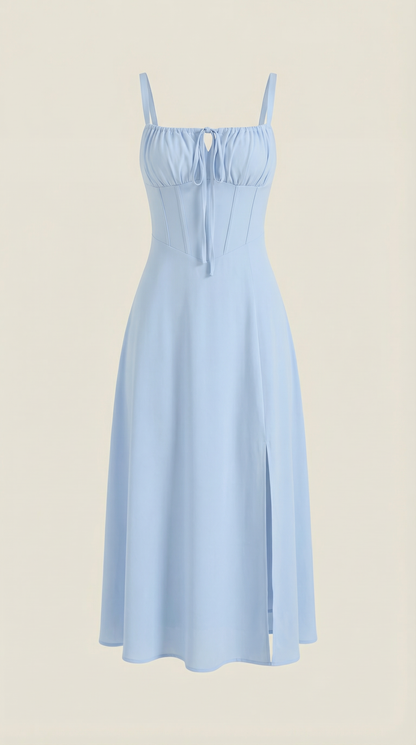Jade | Vestido Midi con Cordones