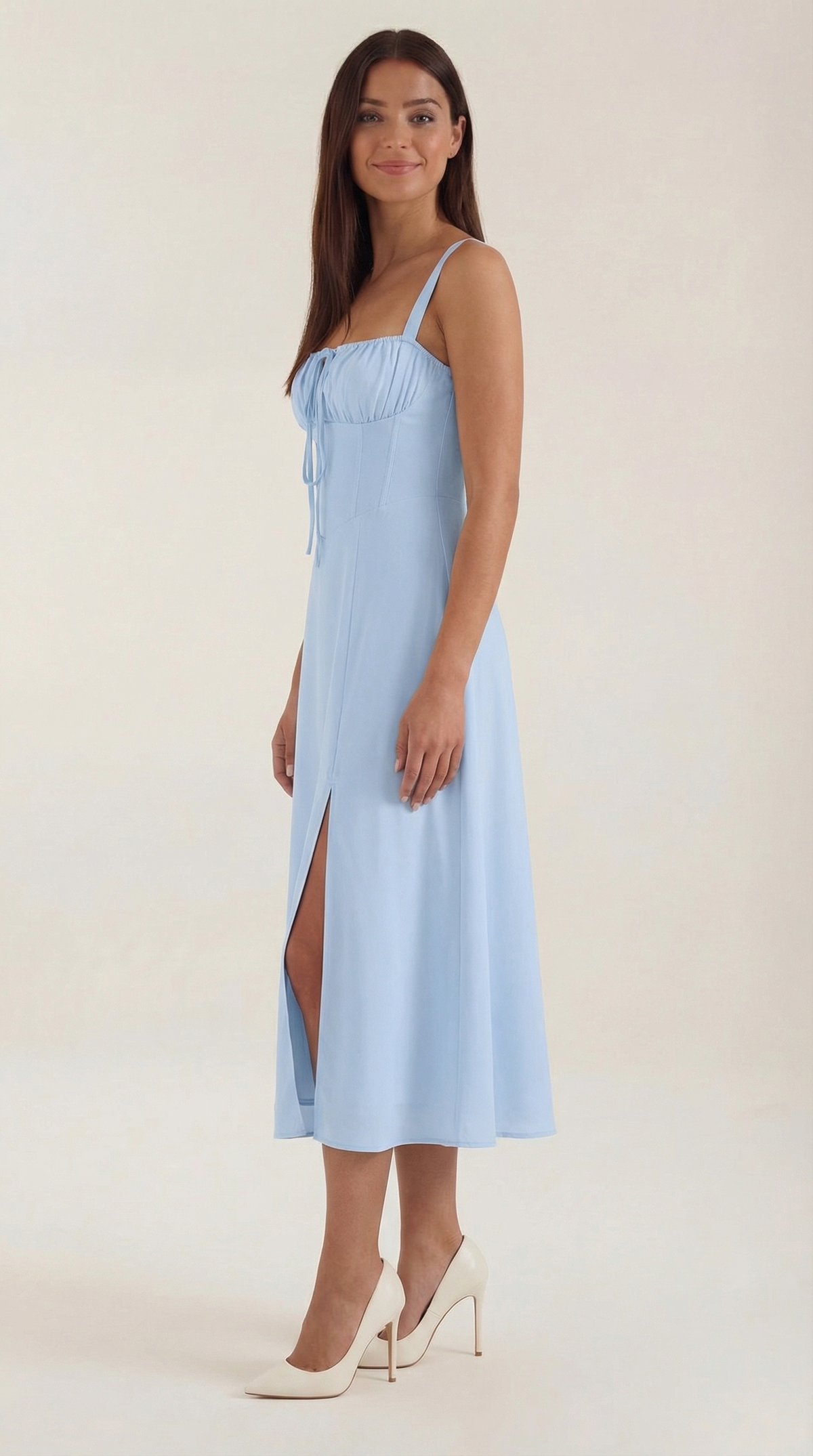 Jade | Vestido Midi con Cordones