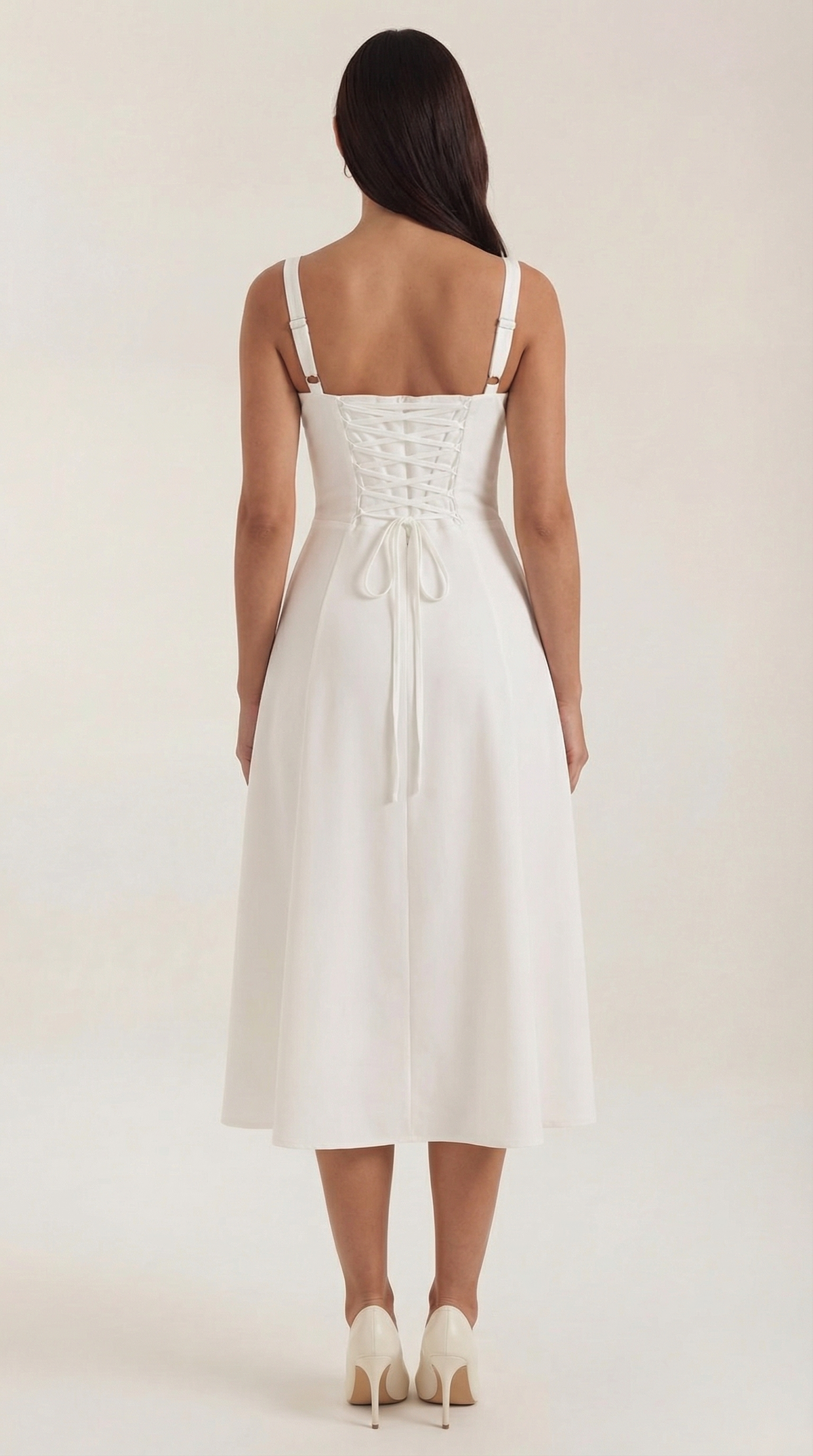 Jade | Vestido Midi con Cordones
