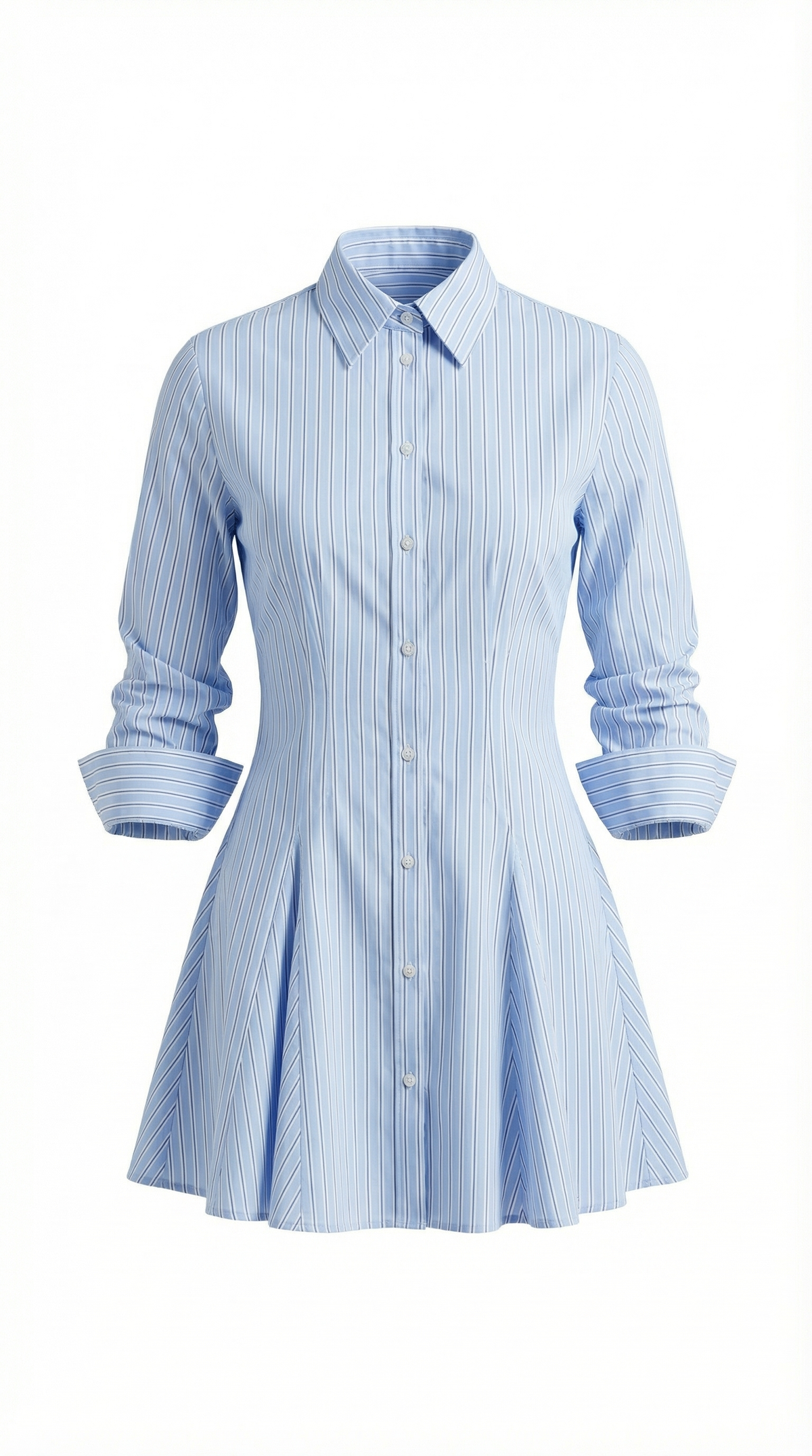 Jeanette | Vestido Camisero a Rayas