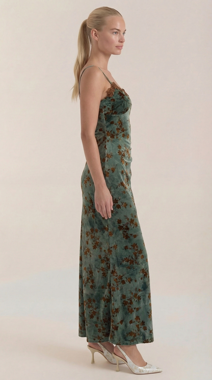 Jeannette | Vestido Midi con Encaje