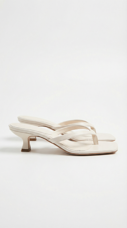Jessica | Sandalias de Dedo con Tacón Kitten