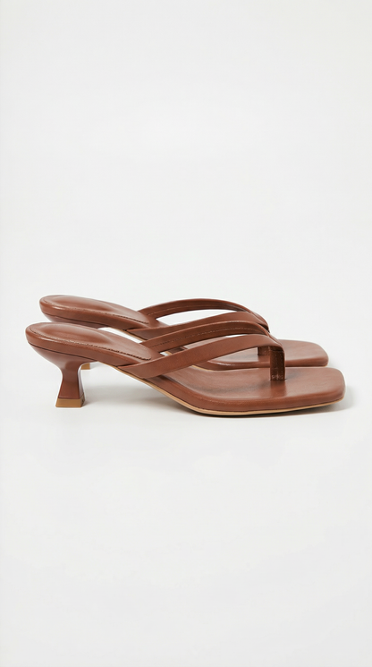 Jessica | Sandalias de Dedo con Tacón Kitten