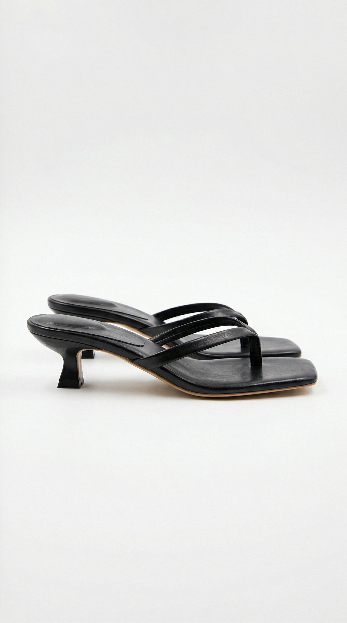 Jessica | Sandalias de Dedo con Tacón Kitten