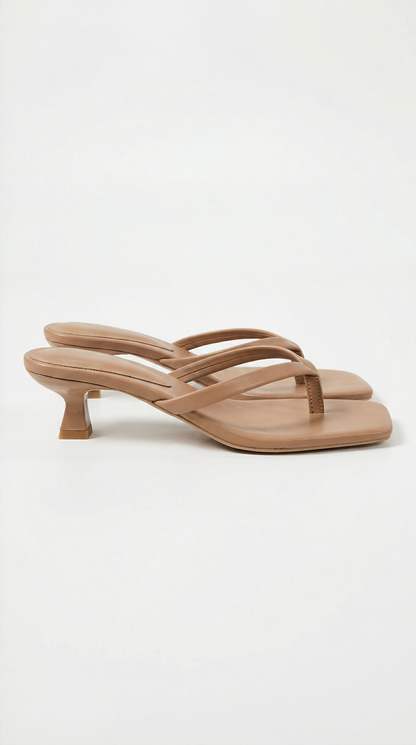 Jessica | Sandalias de Dedo con Tacón Kitten