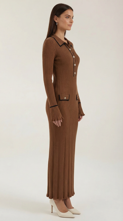 Josephine | Vestido Largo de Punto