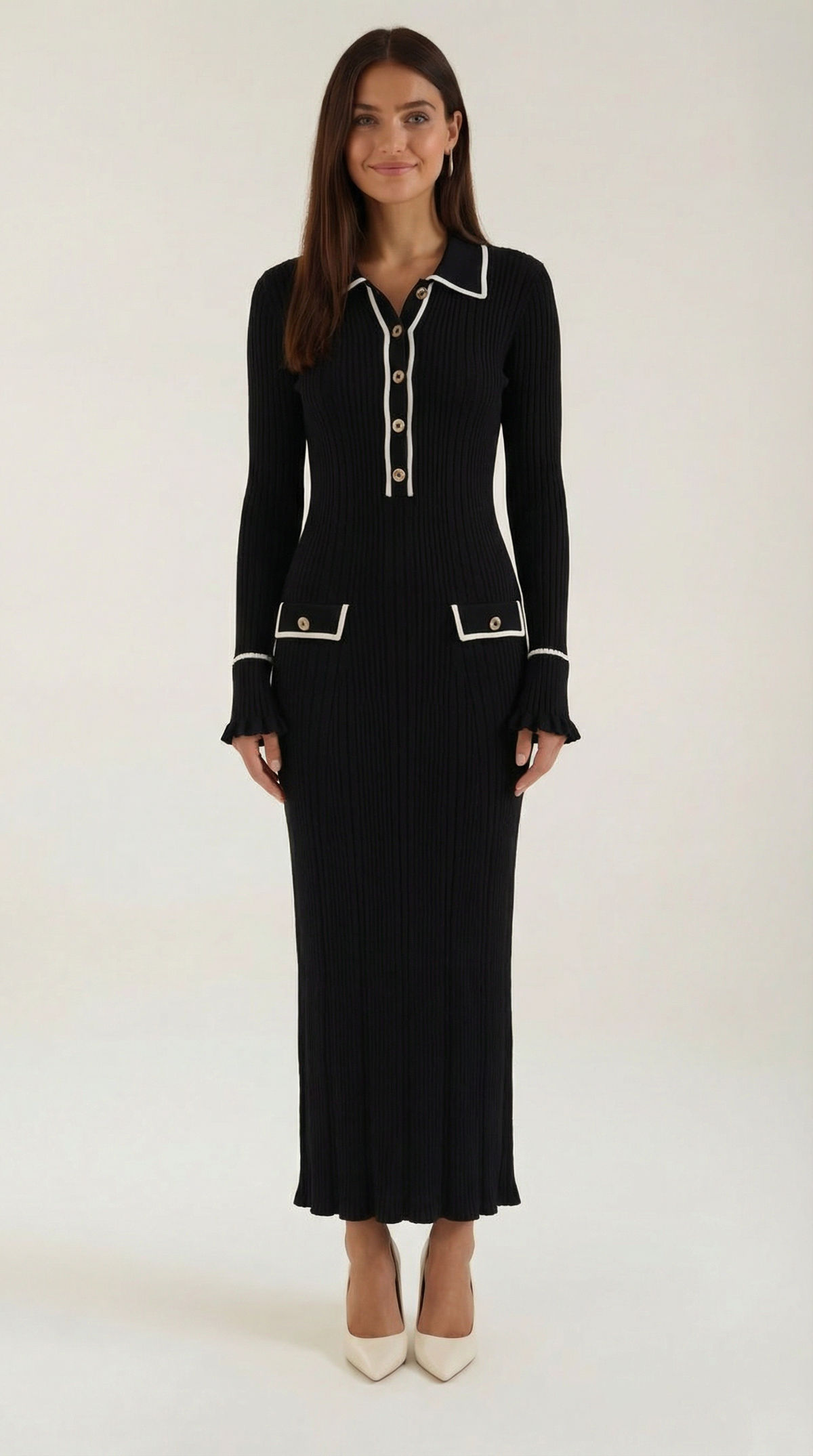 Josephine | Vestido Largo de Punto