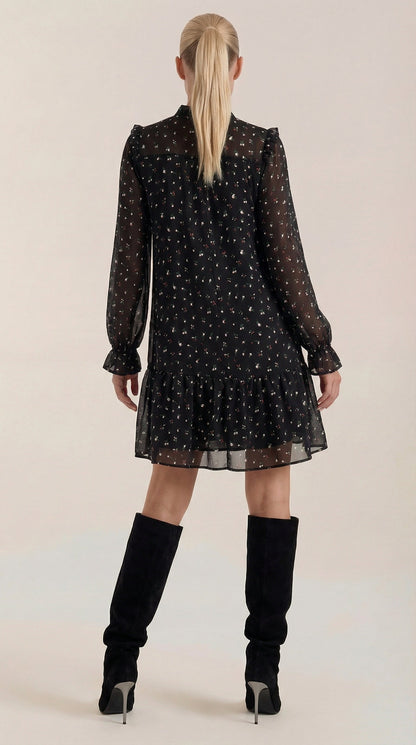 Katie | Vestido Corto con Volantes