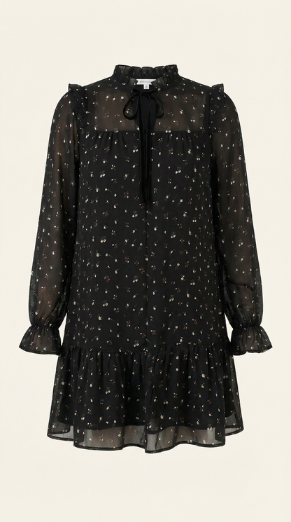 Katie | Vestido Corto con Volantes