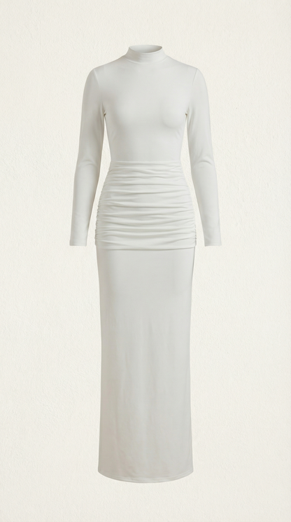 Krista | Vestido Maxi de Cuello Alto