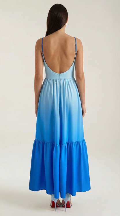 Laura | Vestido Maxi con Escote