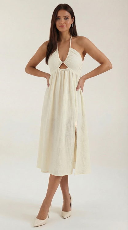 Linda | Vestido Midi con Aberturas