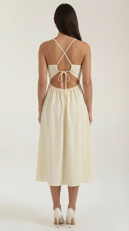 Linda | Vestido Midi con Aberturas