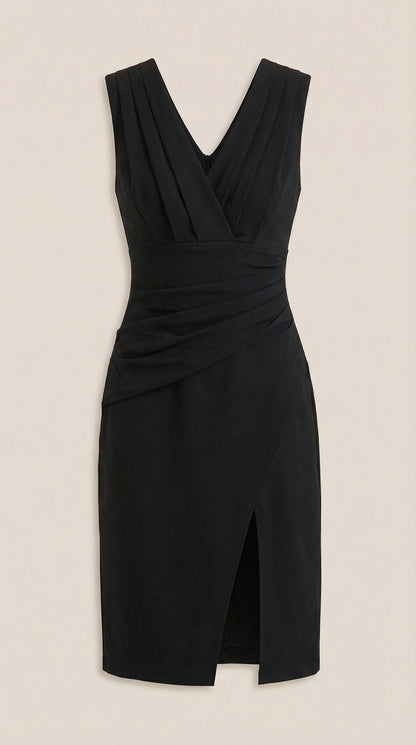 Lydia | Vestido Midi con Escote en V