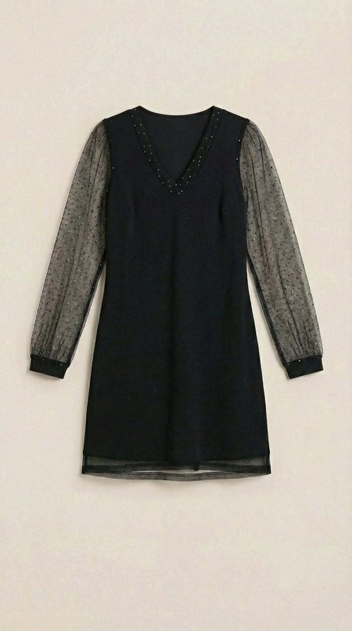 Margarita | Vestido Corto con Mangas