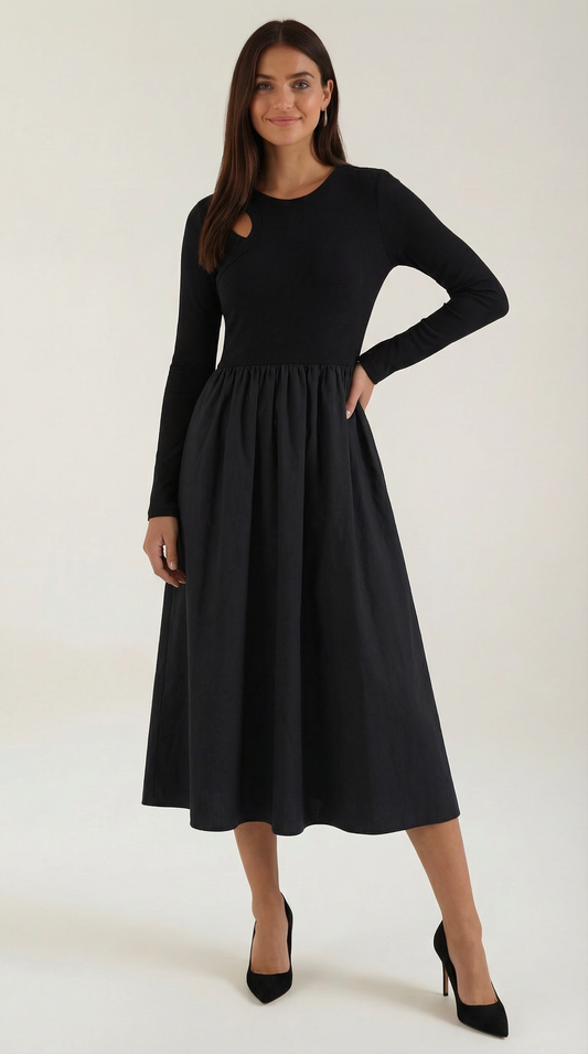 Melissa | Vestido Midi de Algodón