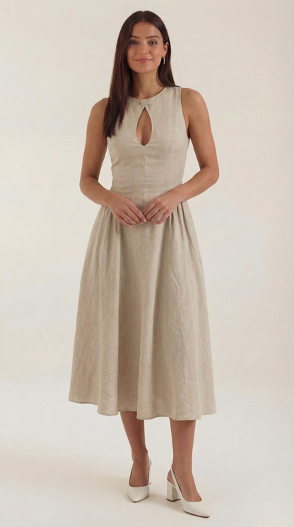 Nancy | Vestido Midi con Aberturas