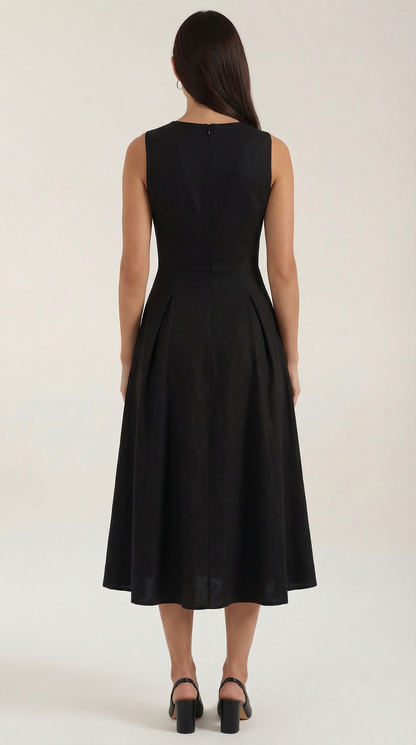 Nancy | Vestido Midi con Aberturas