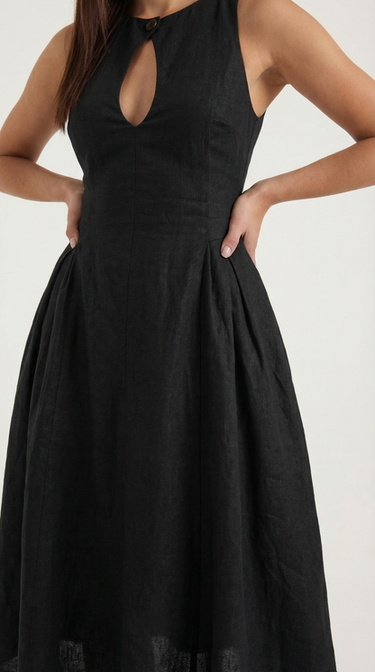 Nancy | Vestido Midi con Aberturas