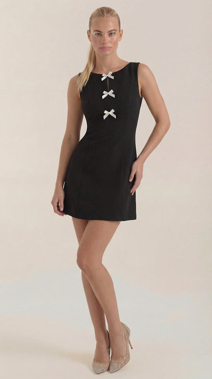 Priscilla | Vestido Mini con Lazos