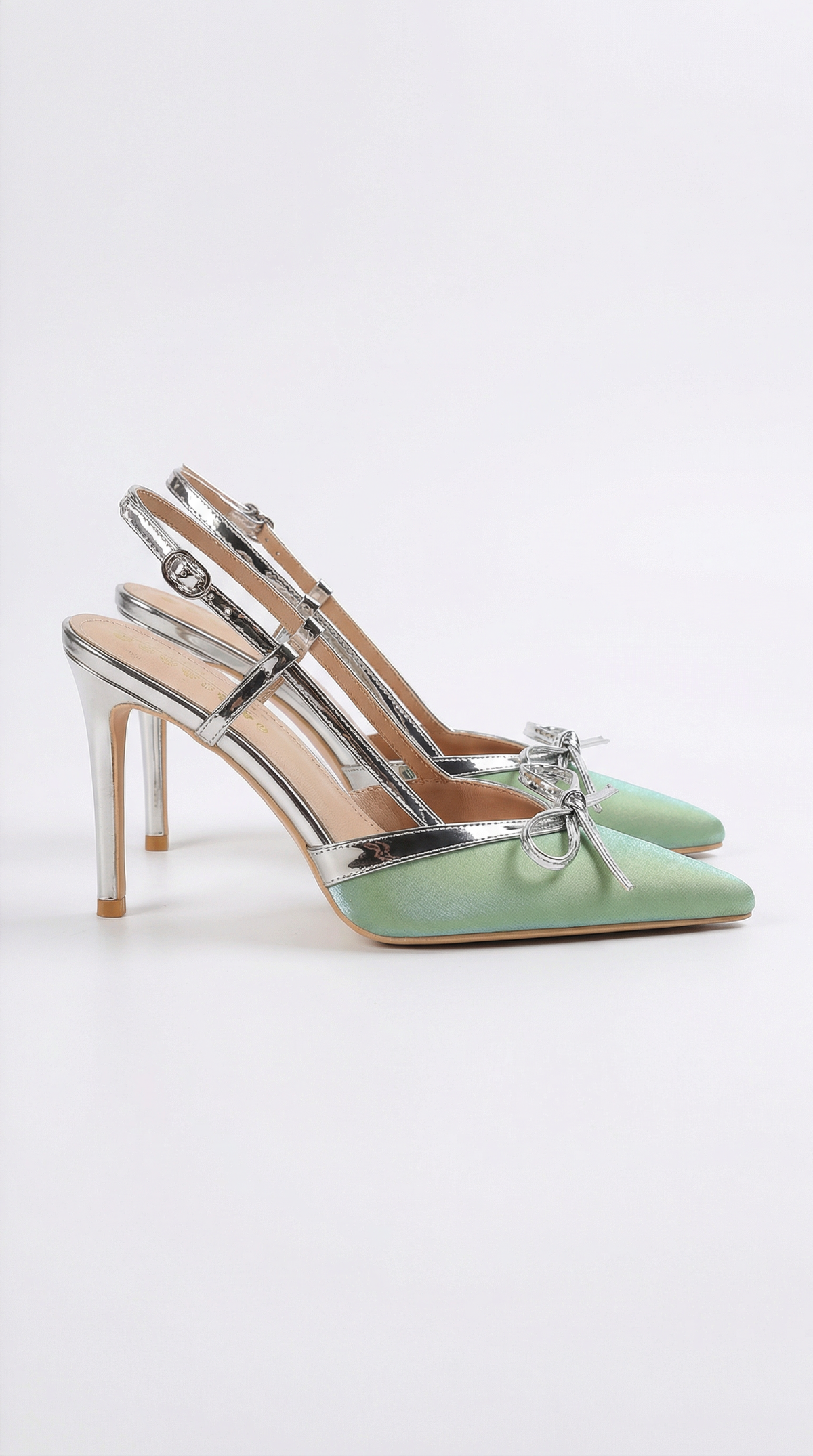 Rebecca | Tacones de Satén con Lazo