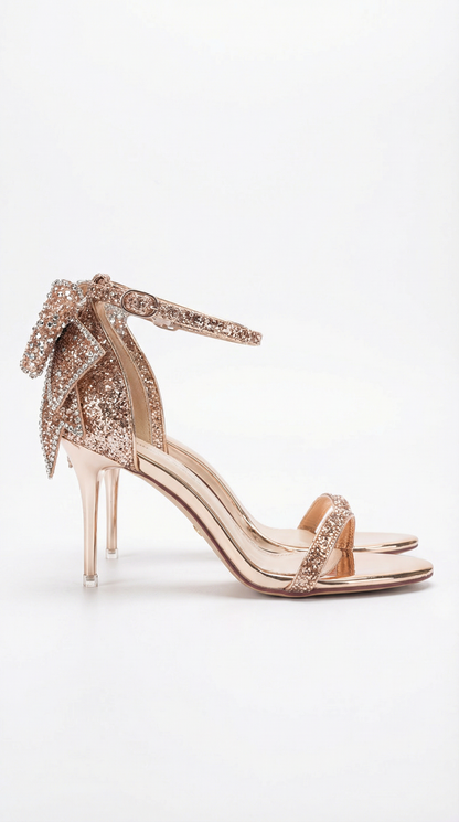 Sarah | Tacones con Lazo y Pedrería