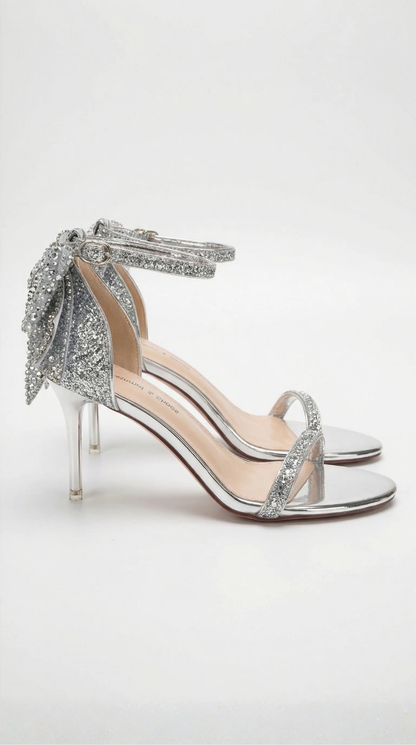Sarah | Tacones con Lazo y Pedrería