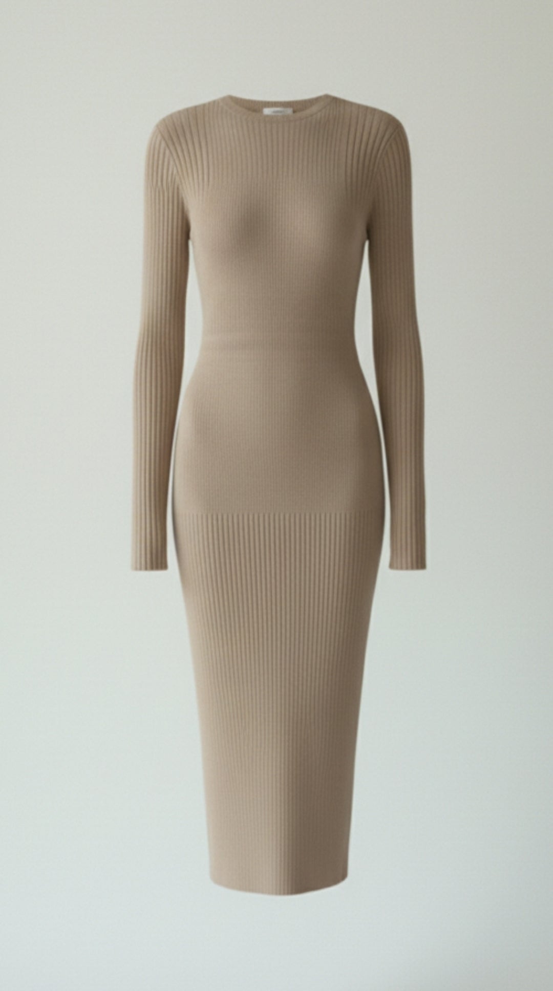 Sheila | Vestido Midi Ajustado de Canalé