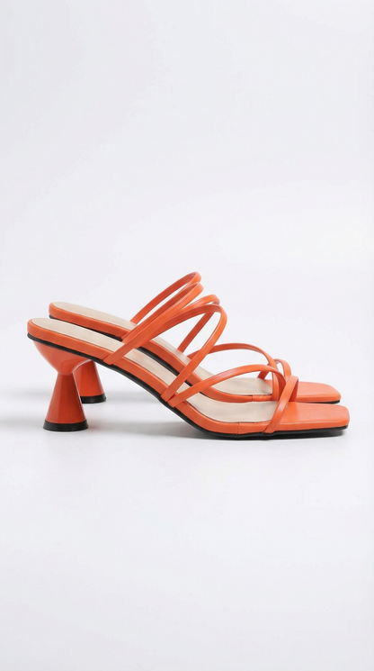 Stephanie | Sandalias de Tiras con Tacón Alto