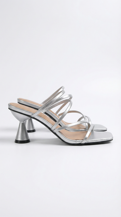 Stephanie | Sandalias de Tiras con Tacón Alto