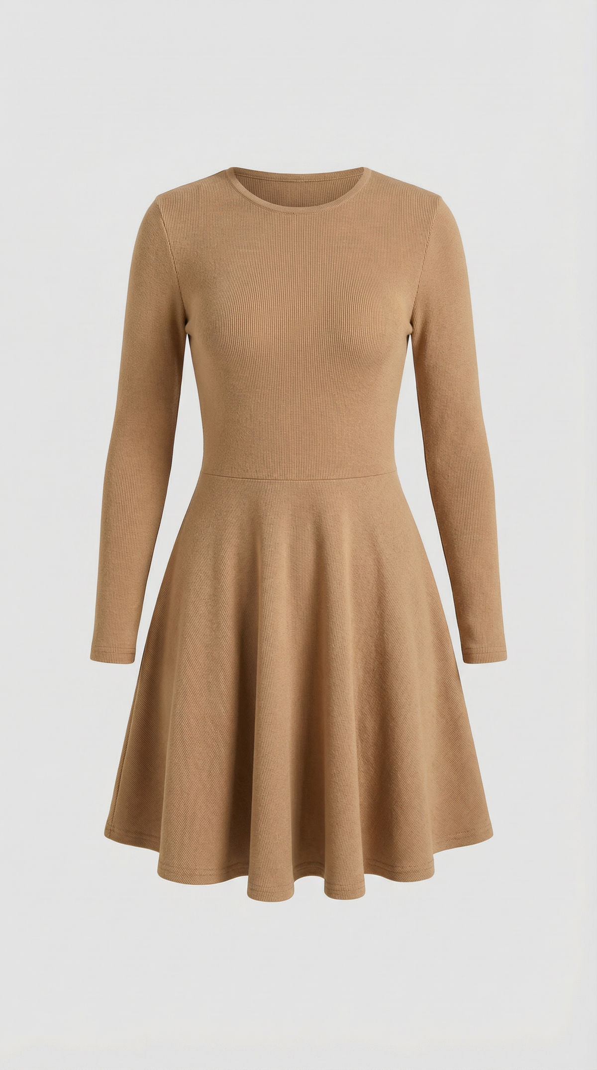Tiffany | Vestido Corto con Mangas Largas y Pliegues