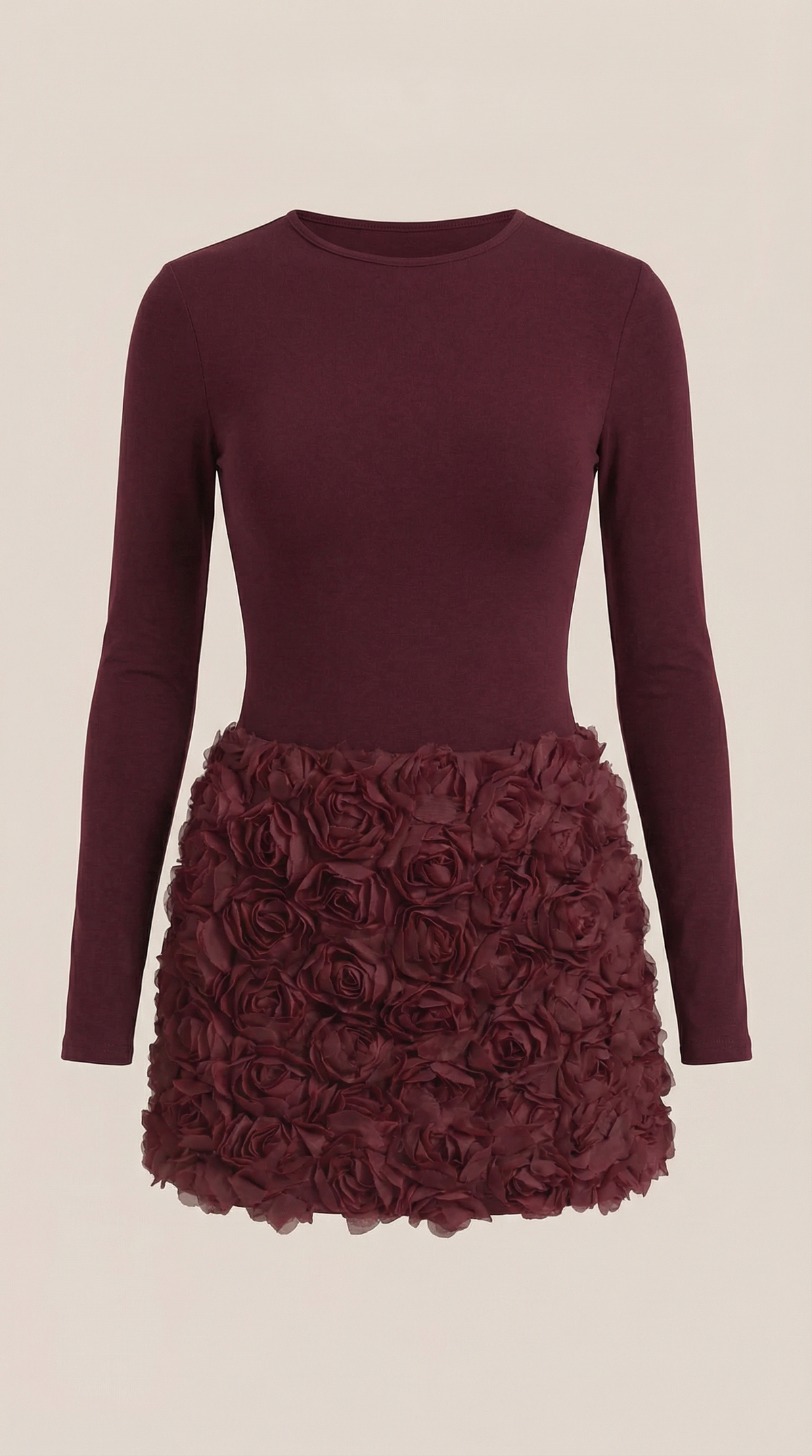 Tonya | Vestido Mini con Textura Floral