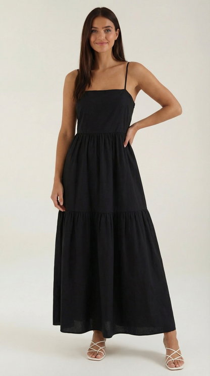 Victoria | Vestido Maxi con Espalda Descubierta