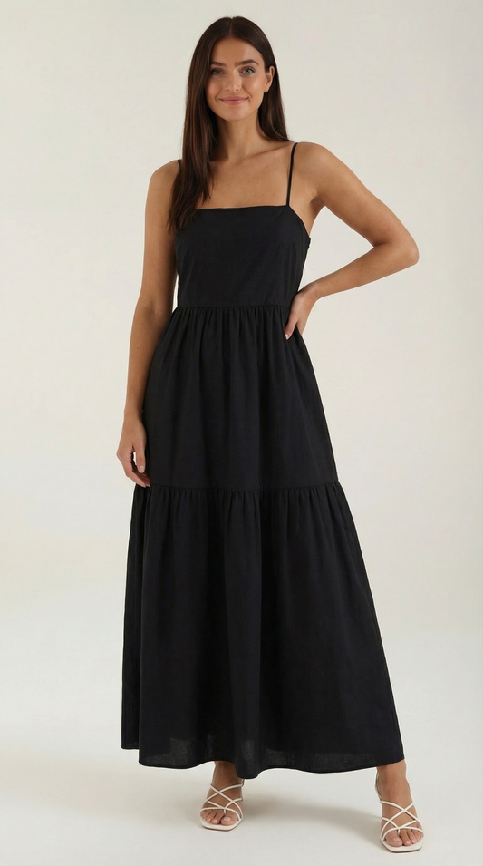 Victoria | Vestido Maxi con Espalda Descubierta