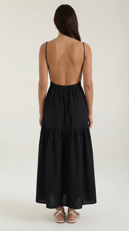 Victoria | Vestido Maxi con Espalda Descubierta