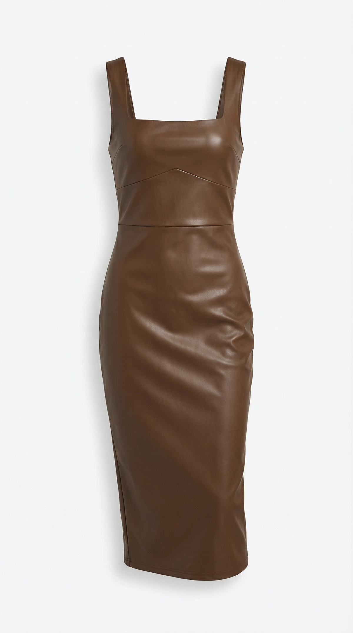 Yvonne | Vestido Ajustado de Piel Sintética