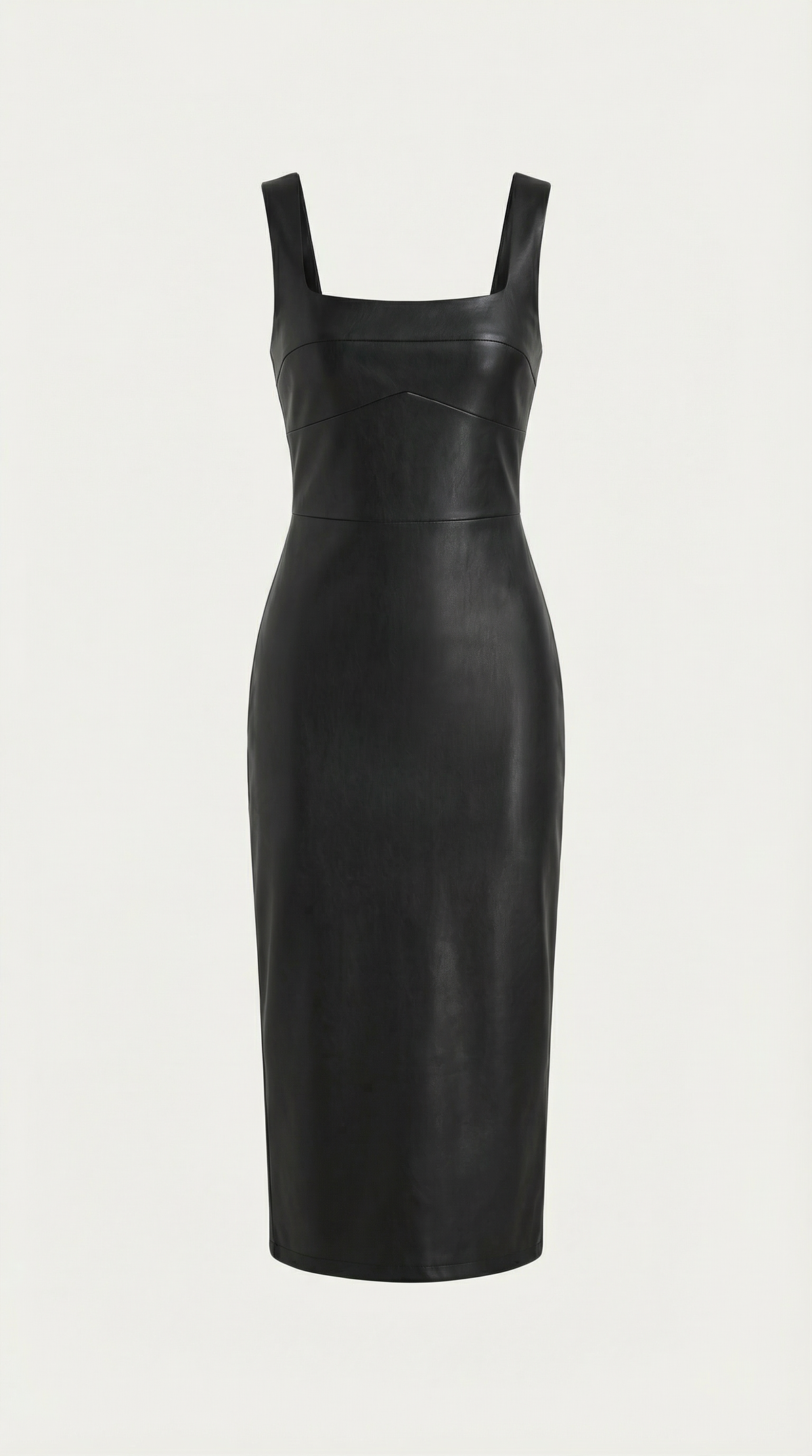 Yvonne | Vestido Ajustado de Piel Sintética