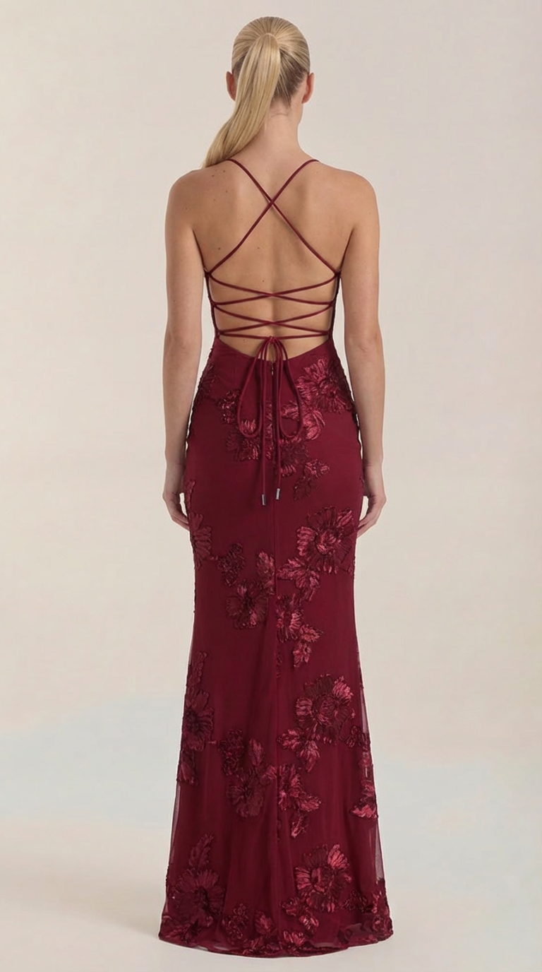 Chantal | Vestido Maxi Floral con Corsé