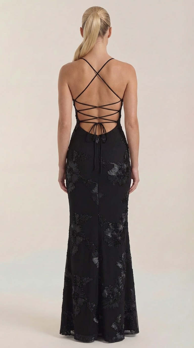 Chantal | Vestido Maxi Floral con Corsé