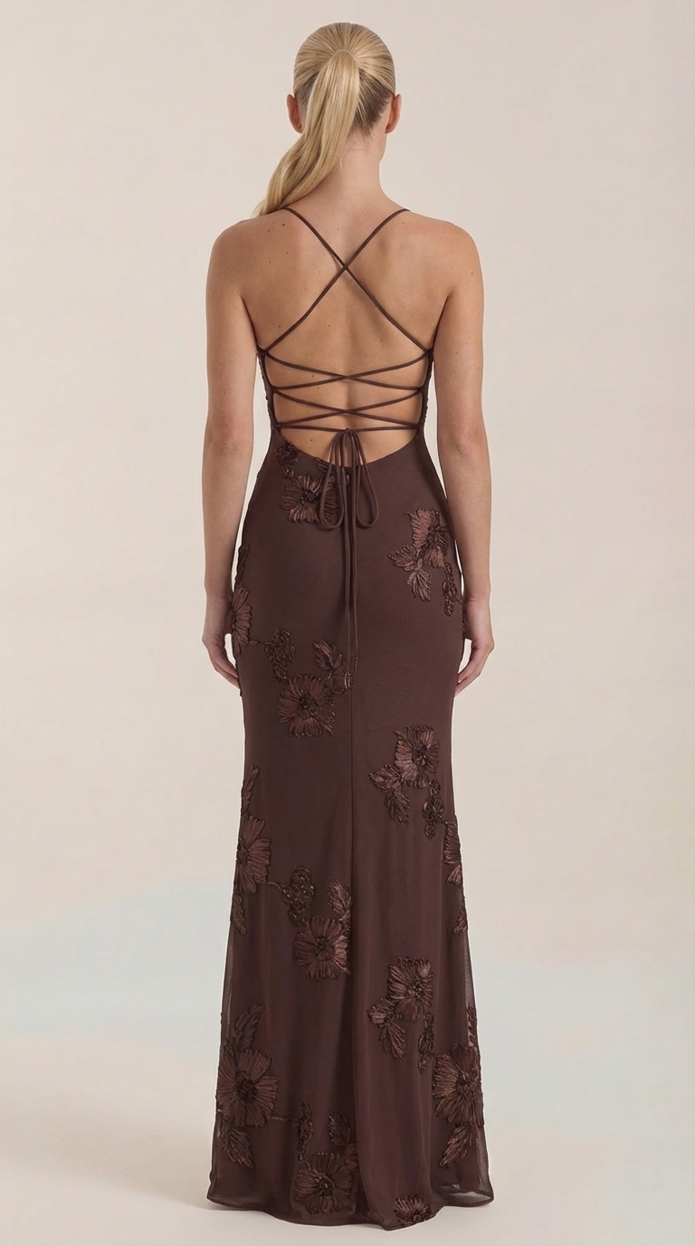 Chantal | Vestido Maxi Floral con Corsé