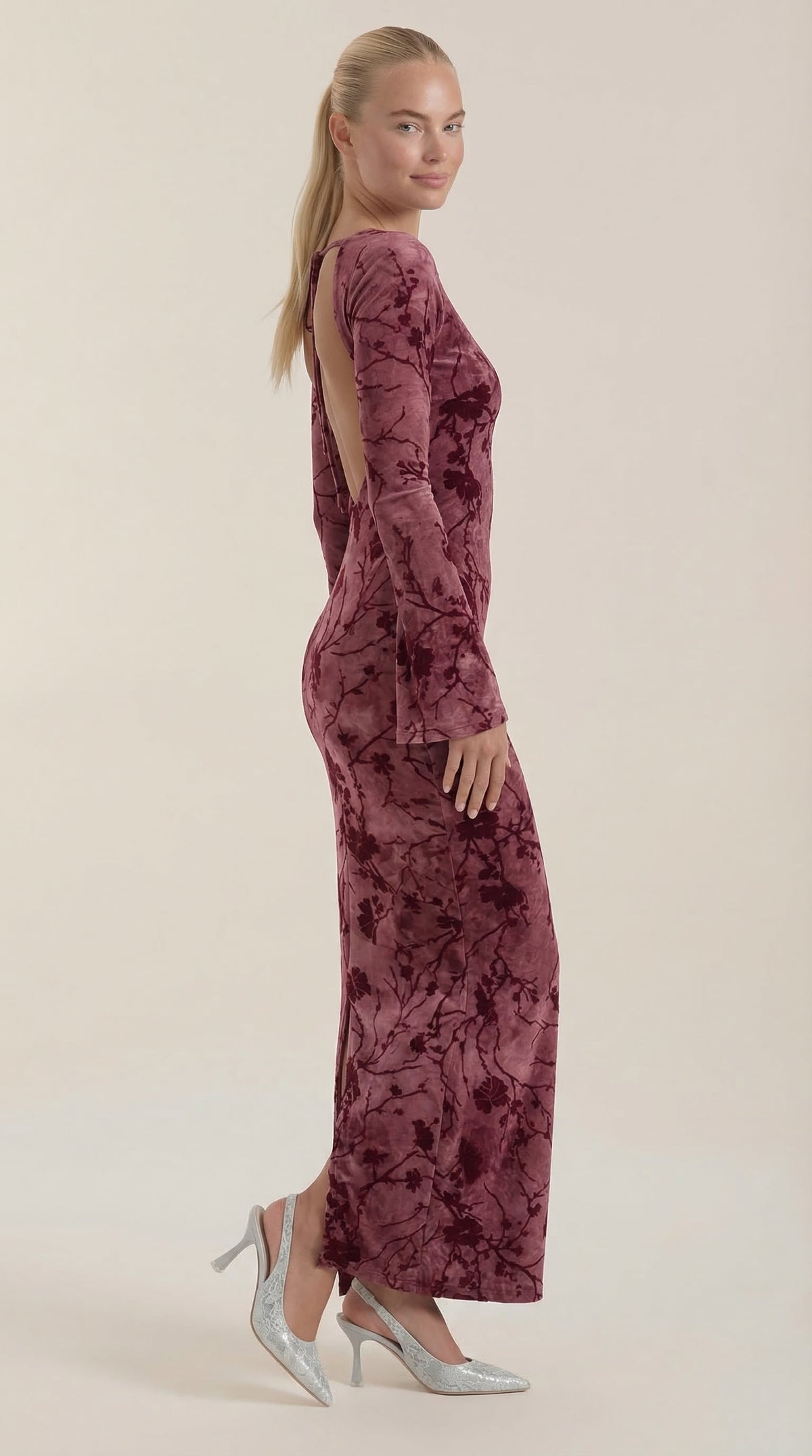 Colleen | Vestido Maxi de Manga Larga