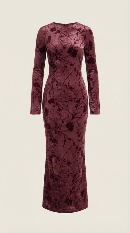 Colleen | Vestido Maxi de Manga Larga