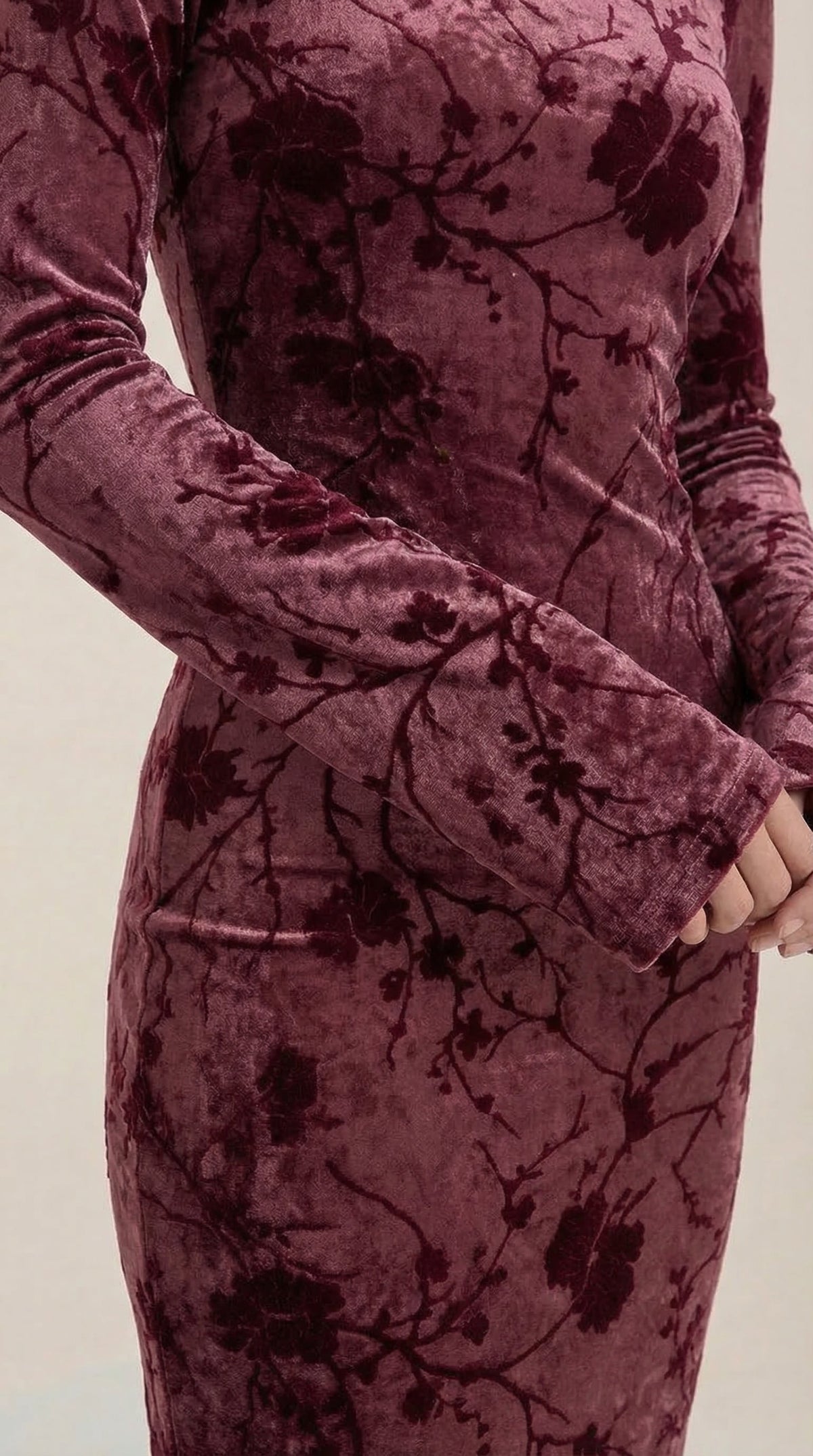 Colleen | Vestido Maxi de Manga Larga