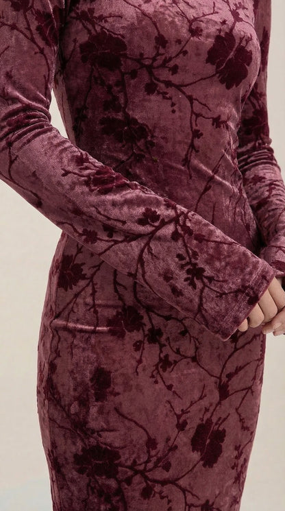 Colleen | Vestido Maxi de Manga Larga