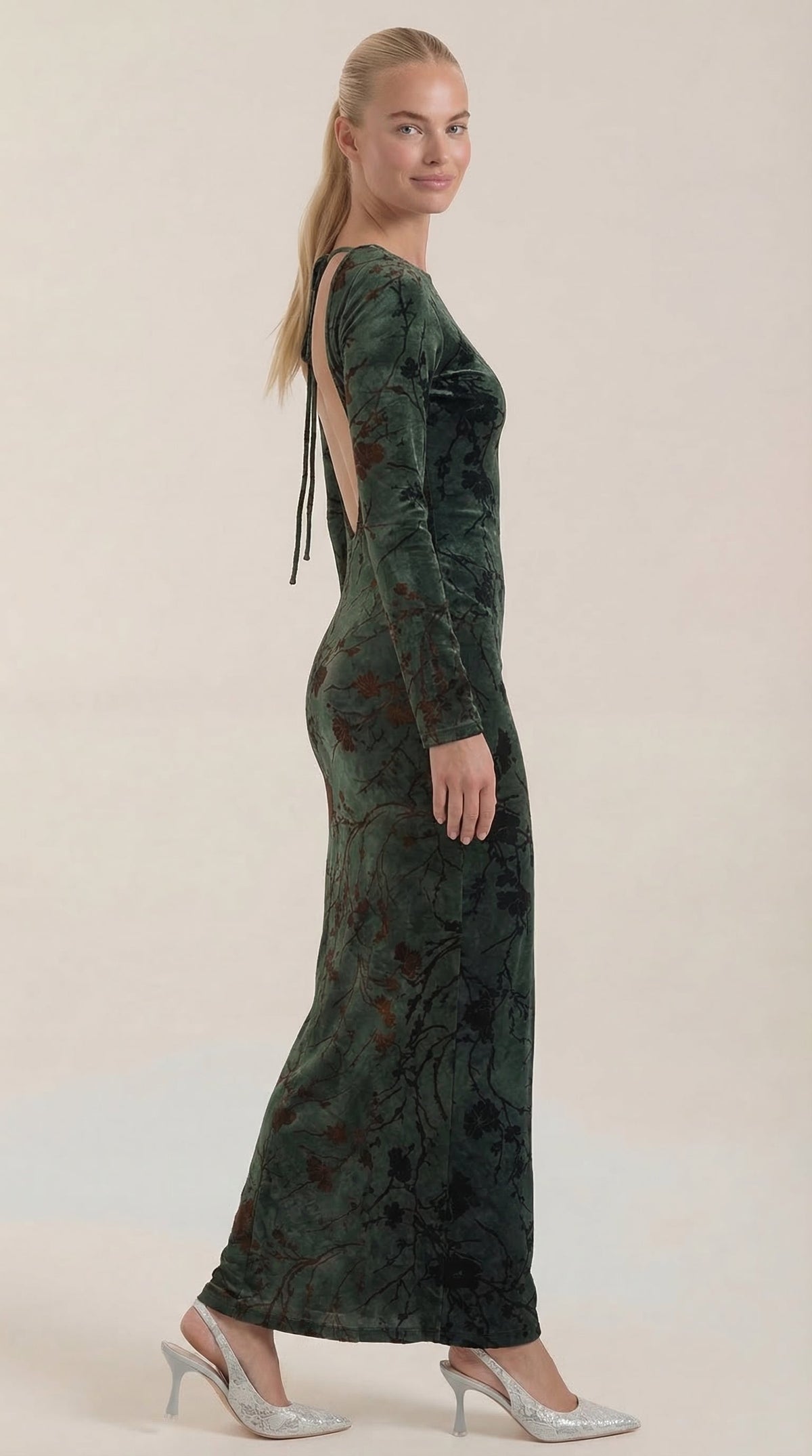 Colleen | Vestido Maxi de Manga Larga