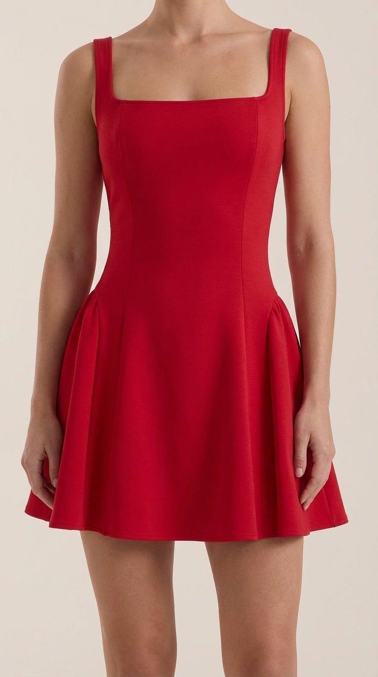Dixie | Vestido Corto Plisado