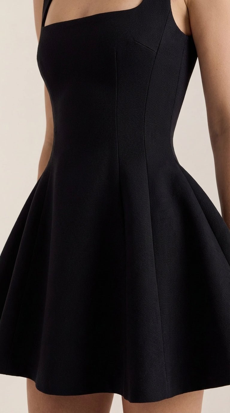 Dixie | Vestido Corto Plisado