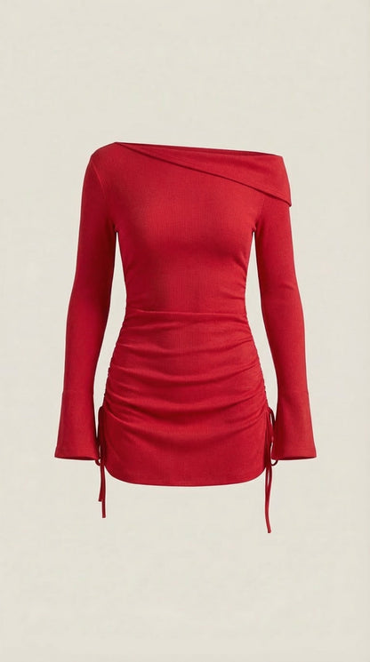Elle | Vestido Mini Acampanado Sin Mangas